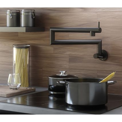KFA Armatura 6623-030-81 - Keukenkraan met aansluiting DUERO POT FILLER roestvrij/mat zwart