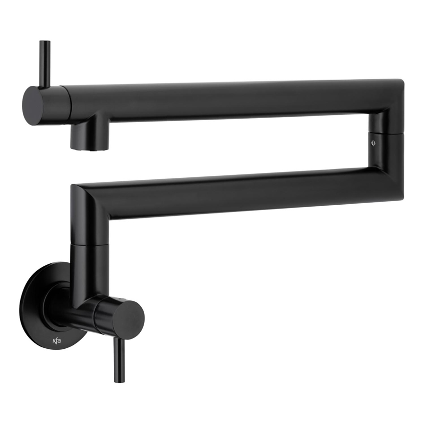 KFA Armatura 6623-030-81 - Keukenkraan met aansluiting DUERO POT FILLER roestvrij/mat zwart