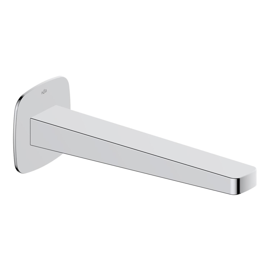 KFA Armatura 836-007-00 - Bec de sortie pour installation encastrée MALAGA, chrome brillant