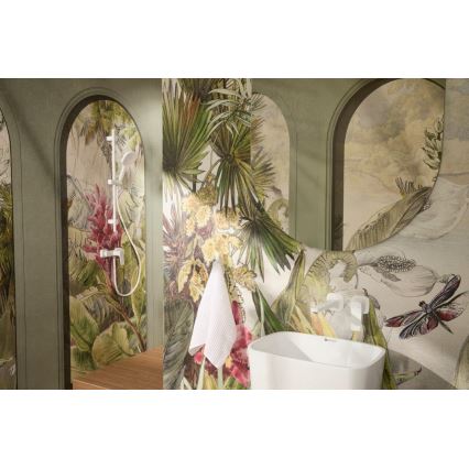 KFA Armatura 841-352-44 - Kit de douche MALAGA blanc