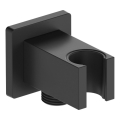 KFA Armatura 845-051-81 - Porte-douche angulaire avec écoulement LOGON laiton/mat noir