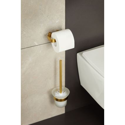 KFA Armatura 864-022-31 - Toiletpapierhouder roestvrij/Grond goud