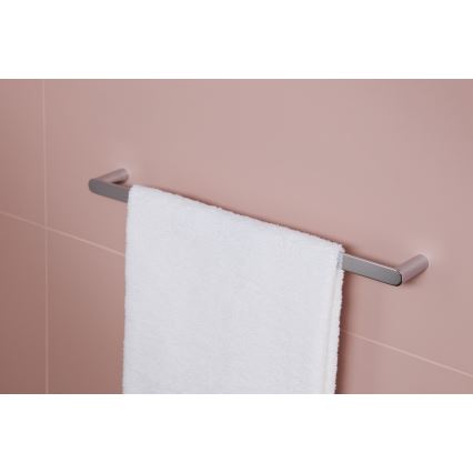 KFA Armatura 864-025-00 - Porte-serviettes mural 24 cm chrome brillant