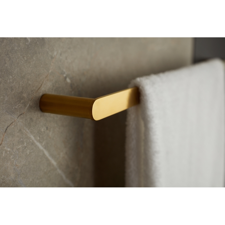 KFA Armatura 864-026-31 - Porte-serviettes mural 47 cm acier inoxydable/poli doré