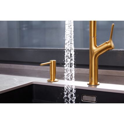 KFA Armatura 990-100-31 - Verzonken zeepdispenser DUERO roestvrij/Grond goud