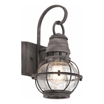 Kichler - Applique murale d'extérieur BRIDGE POINT 1xE27/60W/230V IP44 bronze