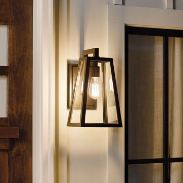 Kichler - Applique murale extérieure DELISON 1xE27/60W/230V IP44