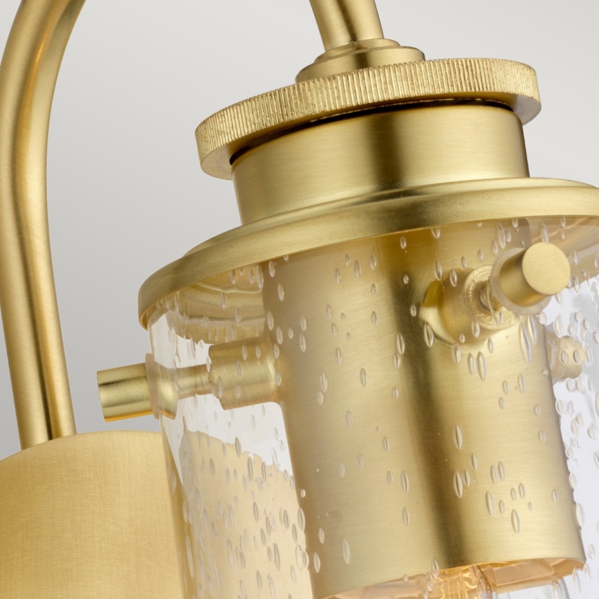 Kichler -  Badkamer wandlamp BRAELYN 1xE27/40W/230V IP44 gouden