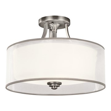 Kichler - Bevestigde hanglamp LACEY 3xE27/60W/230V mat chroom