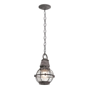 Kichler - Hanglamp aan een ketting voor buiten BRIDGE POINT 1xE27/60W/230V IP44