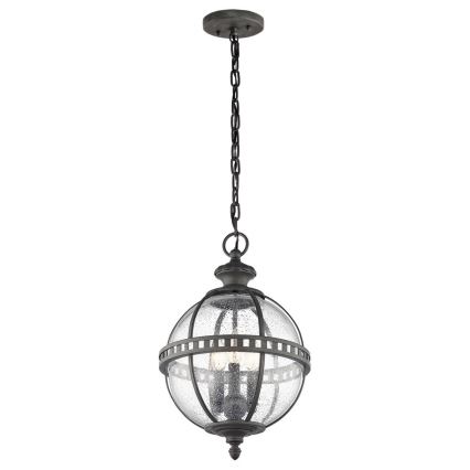 Kichler - Hanglamp aan een ketting voor buiten HALLERON 3xE14/60W/230V IP44