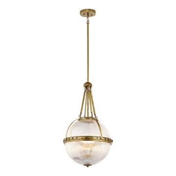 Kichler - Hanglamp aan een koord ASTER 3xE14/60W/230V goud
