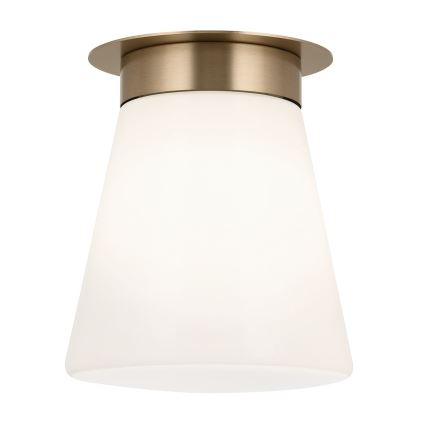 Kichler - Plafondlamp ALBERS 1xE27/40W/230V Ø 21,6 cm brons