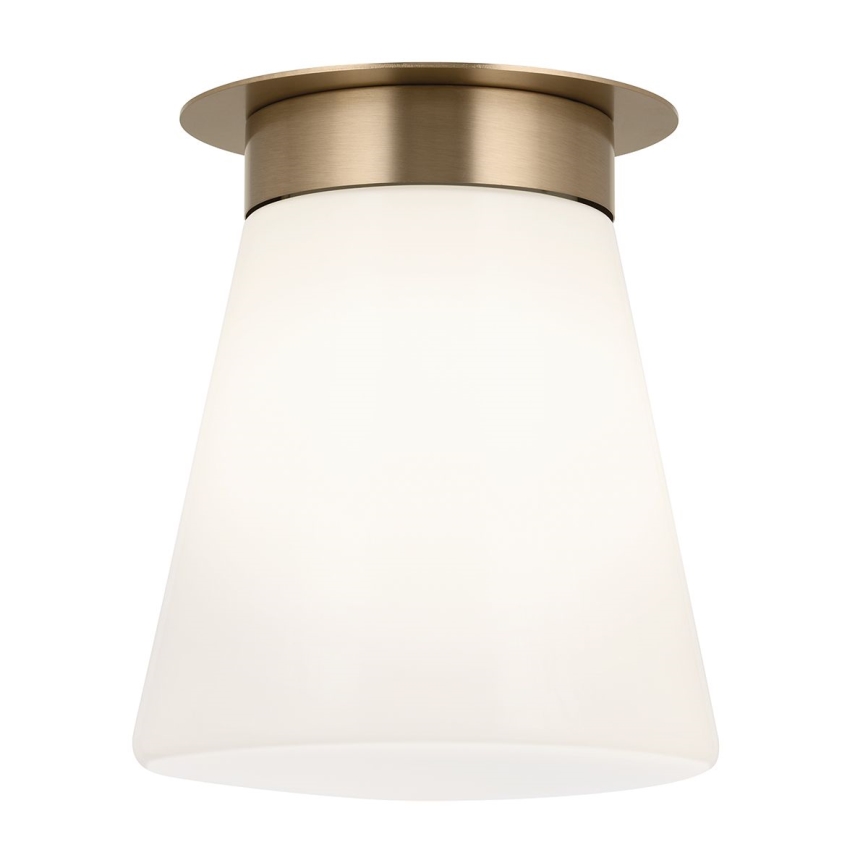 Kichler - Plafondlamp ALBERS 1xE27/40W/230V Ø 21,6 cm brons