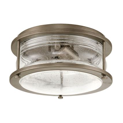 Kichler - Buitenlamp ASHLANDBAY 1xE27/60W/230V IP44 brons