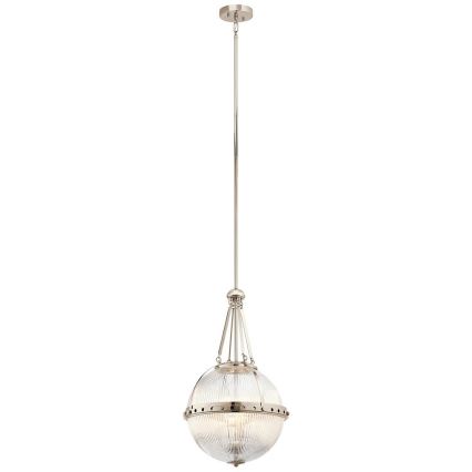 Kichler - Hanglamp met vaste pendel ASTER 3xE14/60W/230V