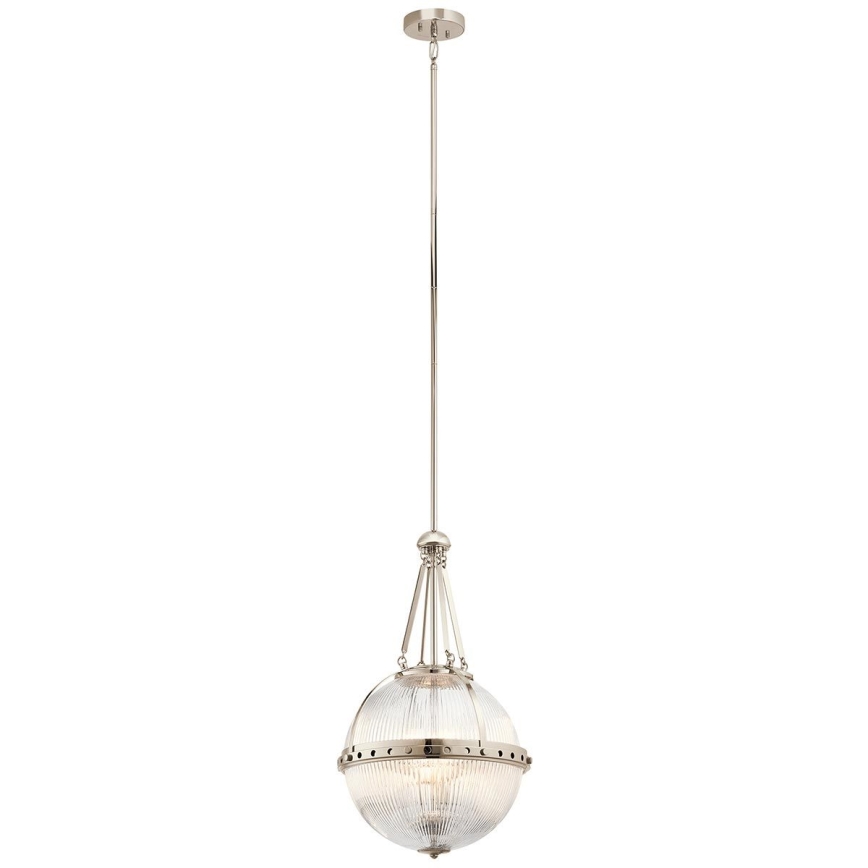 Kichler - Hanglamp met vaste pendel ASTER 3xE14/60W/230V