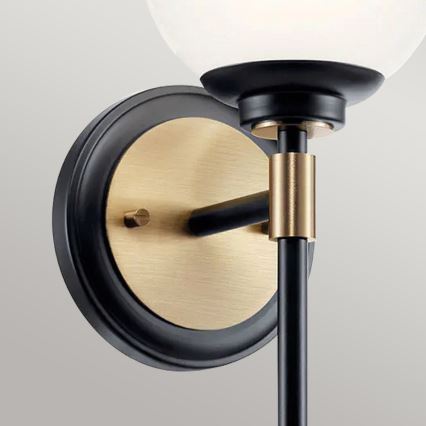 Kichler - LED badkamerwandlamp BENNO 2xG9/3W/230V goud IP44