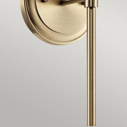 Kichler - LED Badkamer wandlamp BENNO 1xG9/3W/230V IP44 messing