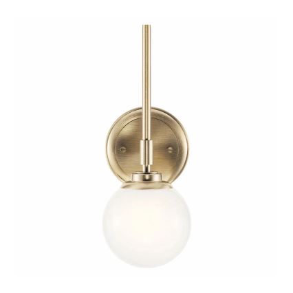 Kichler - Applique murale salle de bain LED BENNO 1xG9/3W/230V IP44 laiton