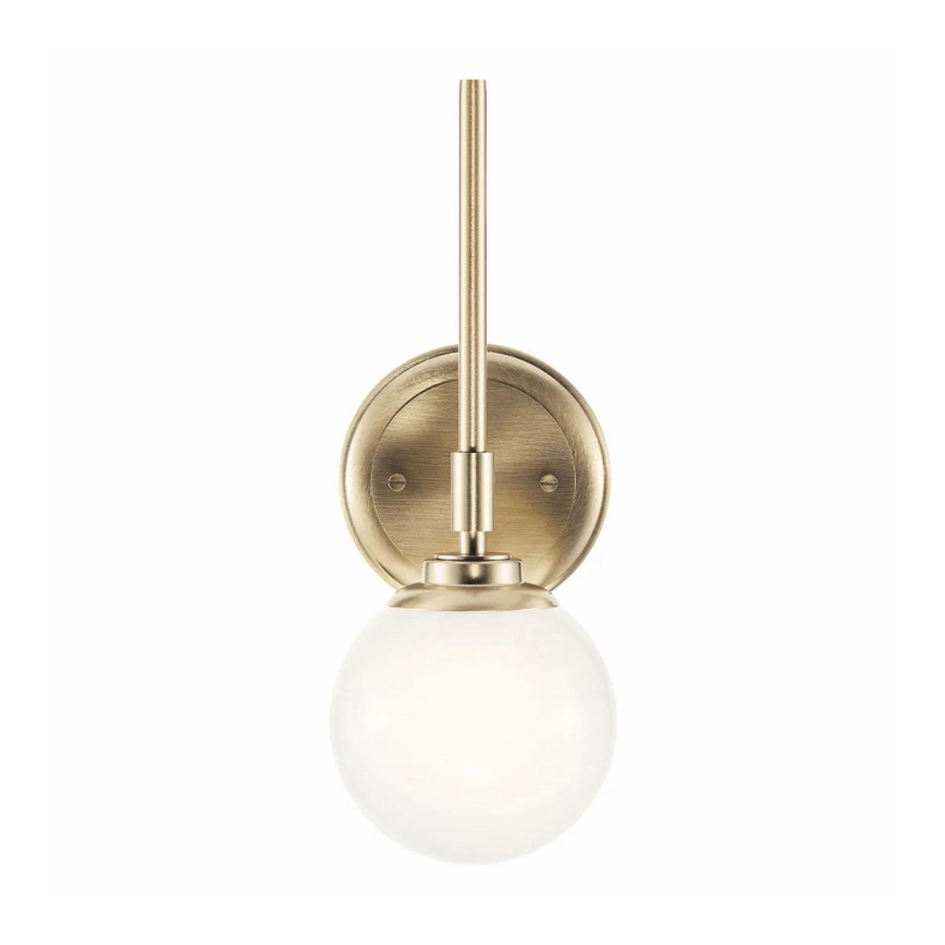 Kichler - Applique murale salle de bain LED BENNO 1xG9/3W/230V IP44 laiton