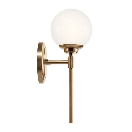 Kichler - Applique murale salle de bain LED BENNO 1xG9/3W/230V IP44 laiton