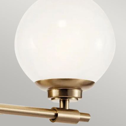 Kichler - Applique murale salle de bain LED BENNO 2xG9/3W/230V IP44 laiton