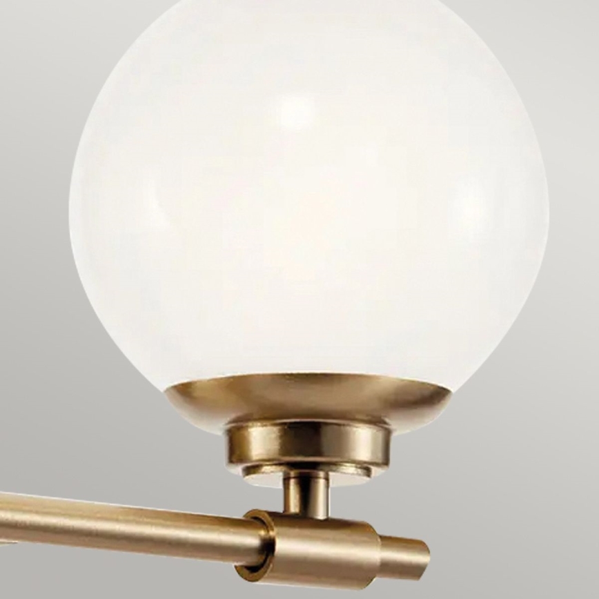 Kichler - Applique murale salle de bain LED BENNO 2xG9/3W/230V IP44 laiton