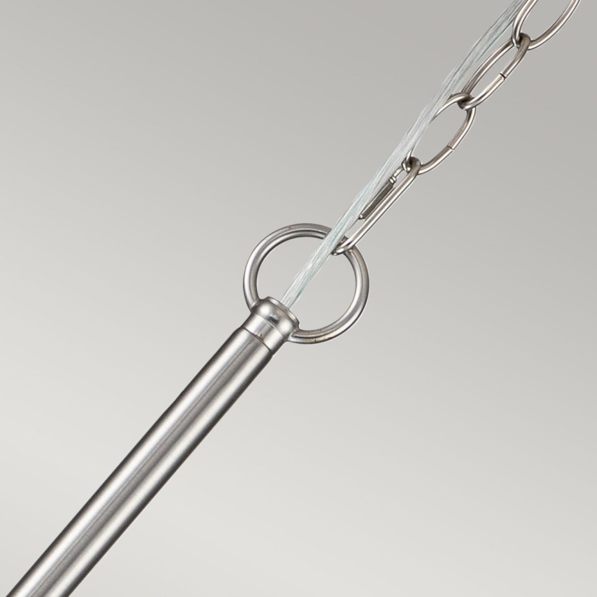 Kichler - Kroonluchter met ketting CAPITOL HILL 6xE14/40W/230V mat chroom