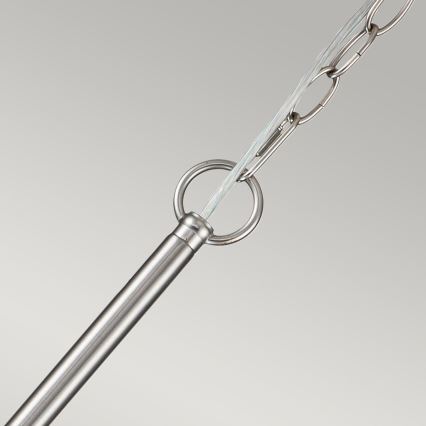 Kichler - Lustre suspendu sur chaîne CAPITOL HILL 6xE14/40W/230V chrome mat