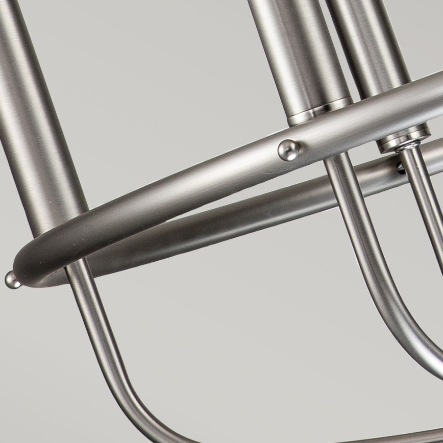 Kichler - Lustre suspendu sur chaîne CAPITOL HILL 6xE14/40W/230V chrome mat