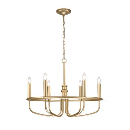 Kichler - Hanglamp aan een ketting CAPITOL HILL 6xE14/40W/230V