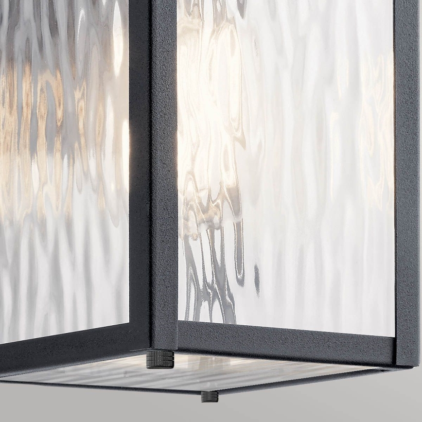 Kichler - Wandlamp voor buiten CAPPANNA 1xE27/60W/230V IP44 zwart