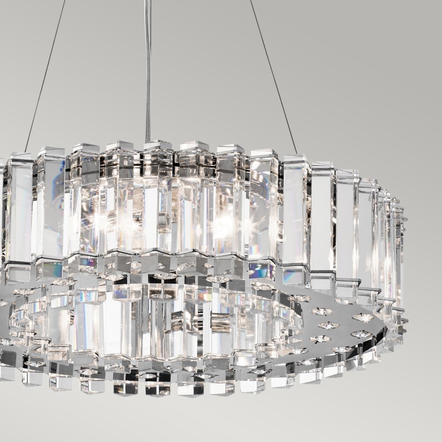 Kichler - LED Badkamerkroonluchter aan een koord CRYSTAL SKYE 8xG9/3W/230V IP44
