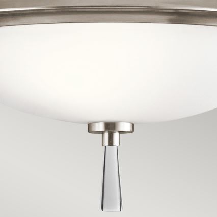 Kichler - Bevestigde hanglamp DREYFUS 3xE27/60W/230V mat chroom