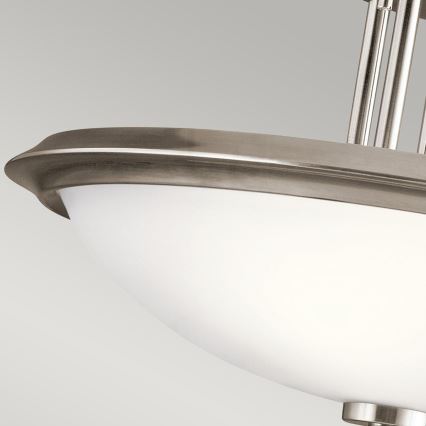 Kichler - Plafonnier DREYFUS 3xE27/60W/230V chrome mat