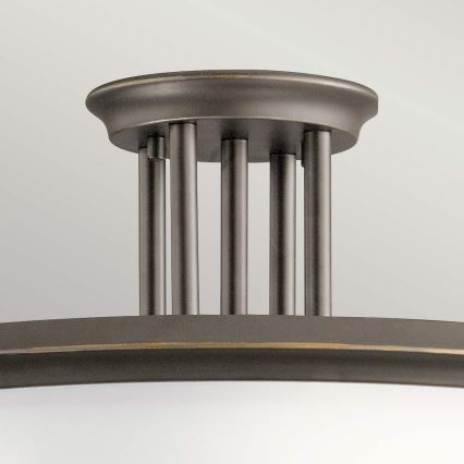Kichler - Bevestigde hanglamp DREYFUS 3xE27/60W/230V brons