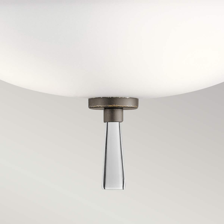 Kichler - Bevestigde hanglamp DREYFUS 3xE27/60W/230V brons