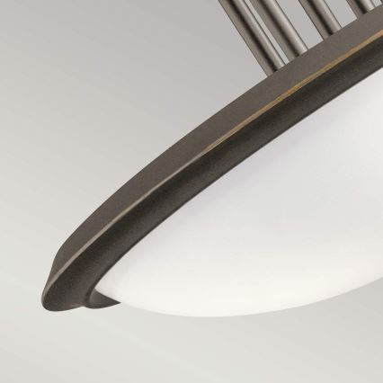 Kichler - Bevestigde hanglamp DREYFUS 3xE27/60W/230V brons