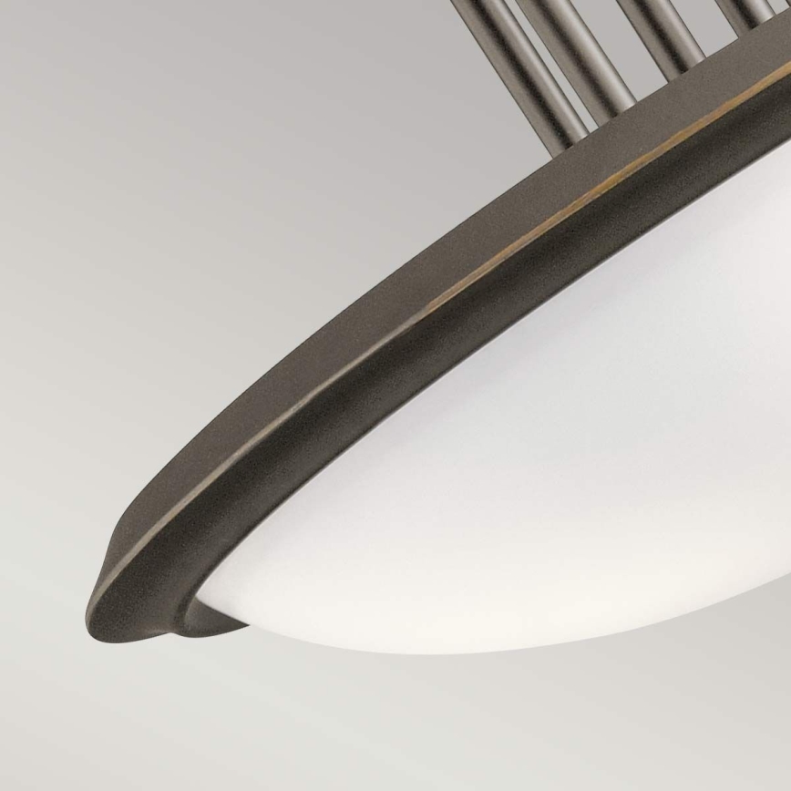 Kichler - Bevestigde hanglamp DREYFUS 3xE27/60W/230V brons
