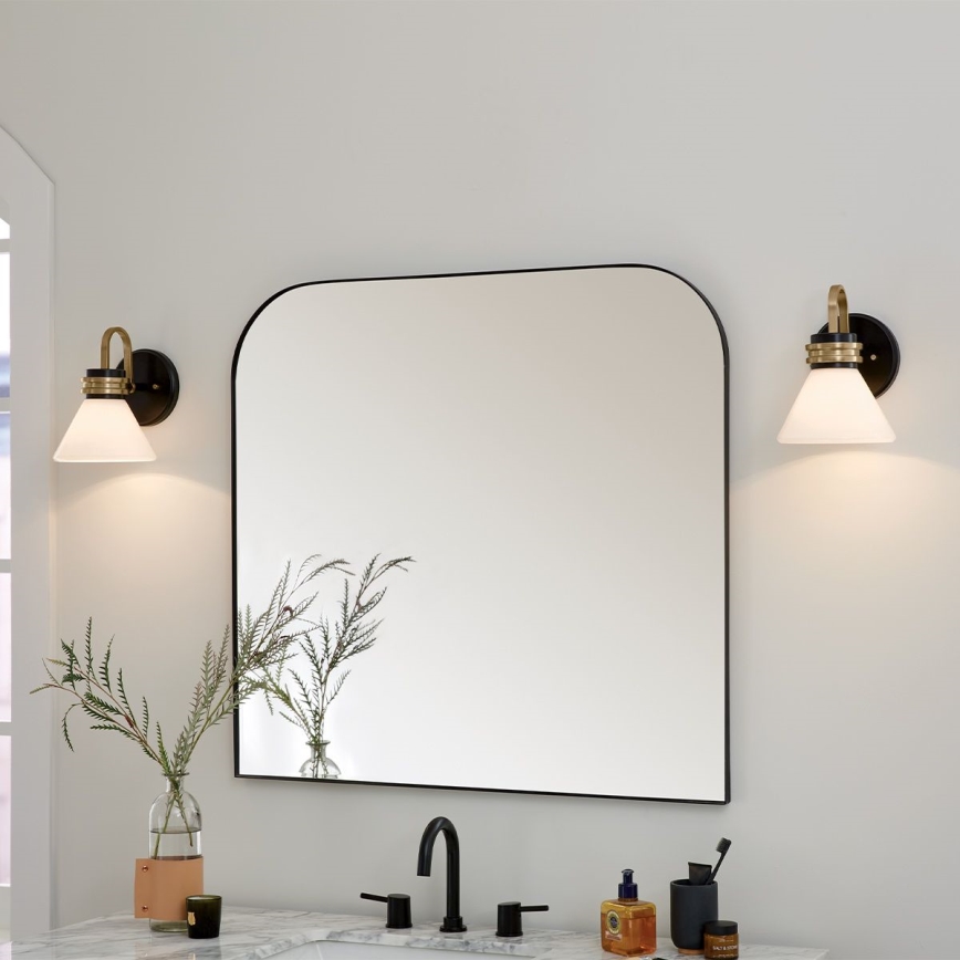 Kichler - Lampe murale de salle de bain LED FARUM 1xG9/3W/230V IP44 noir/laiton