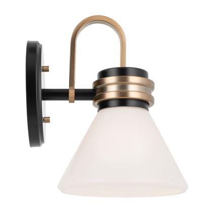 Kichler - Lampe murale de salle de bain LED FARUM 1xG9/3W/230V IP44 noir/laiton