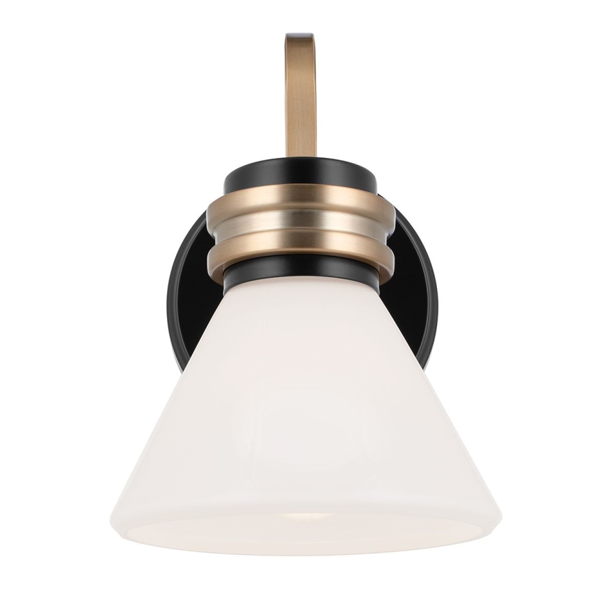 Kichler - Lampe murale de salle de bain LED FARUM 1xG9/3W/230V IP44 noir/laiton
