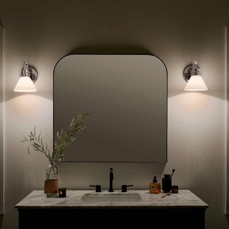 Kichler - Lampe murale de salle de bain LED FARUM 1xG9/3W/230V IP44 chrome brillant