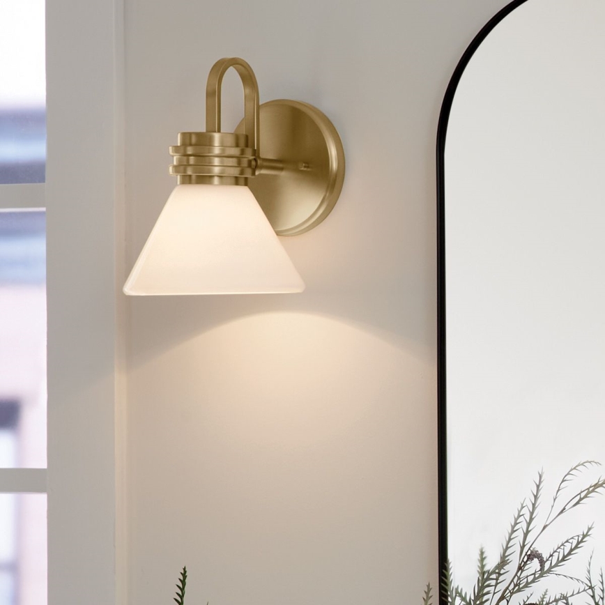 Kichler - Lampe murale de salle de bain LED FARUM 1xG9/3W/230V IP44 laiton