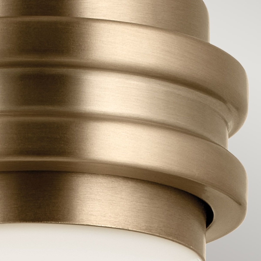 Kichler - Lampe murale de salle de bain LED FARUM 1xG9/3W/230V IP44 laiton