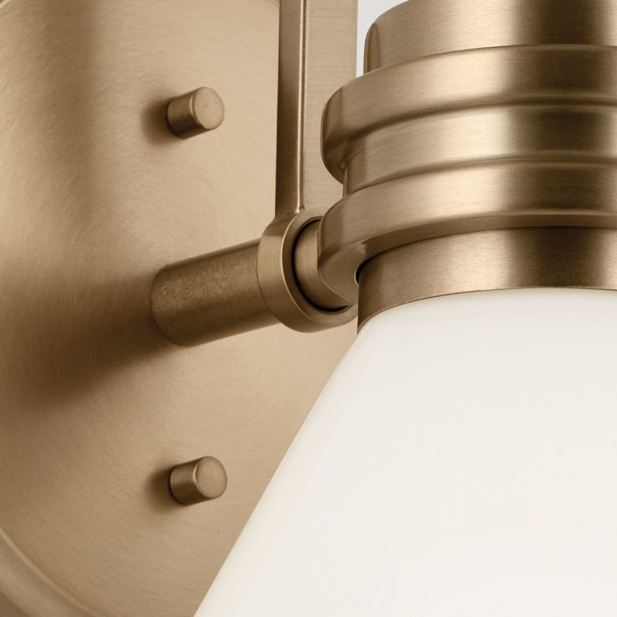 Kichler - Lampe murale de salle de bain LED FARUM 1xG9/3W/230V IP44 laiton
