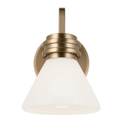 Kichler - LED Badkamer Wand Lamp FARUM 1xG9/3W/230V IP44 messing