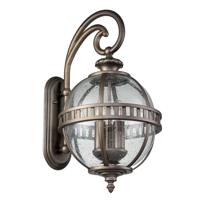 Kichler - Applique murale d'extérieur HALLERON 3xE14/40W/230V IP44
