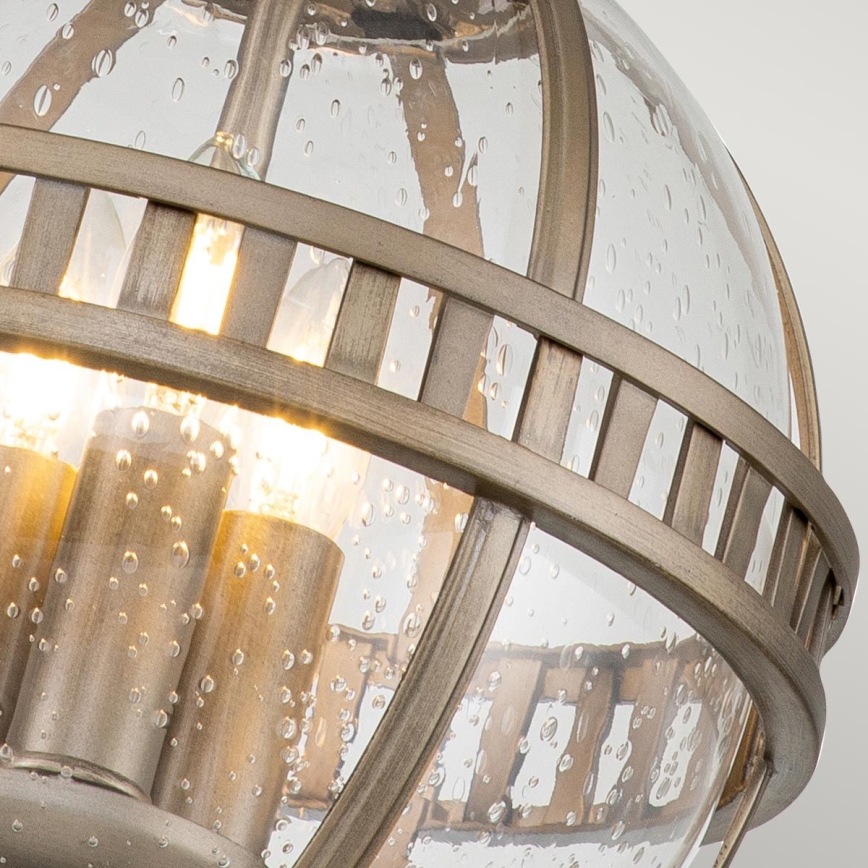 Kichler - Buitenhanglamp aan ketting HALLERON 3xE14/40W/230V IP44